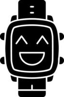 Haha emotion solid watch dial vector