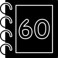 Solid Sixty Bold Solid Count vector