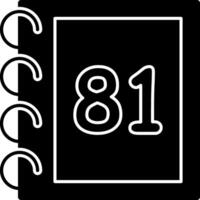 Solid Eighty One Flat Count vector