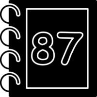 Solid Eighty Seven Count Graphic Art vector