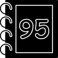 Solid Ninty Five Count Flat vector