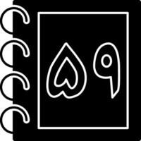Solid Urdu Counting Fifty Nine Solid vector
