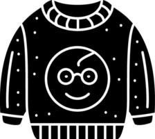 Nerd Glasses Emoji Sweatshirt Character Solid vector