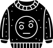 Eyebrows Raised Emoji Sweatshirt Character Solid vector