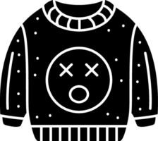 Dizzy Face Emoji Sweatshirt With Swirls Solid vector