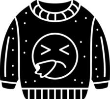 Sneezing Face Emoji Sweatshirt With Tissue Solid vector