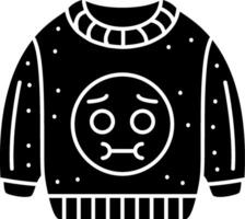Nauseated Face Emoji Sweatshirt Sick Expression Solid vector