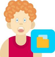 Folder Icon for Boys File Manager vector