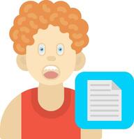 File Icon for Boys Document Viewer vector