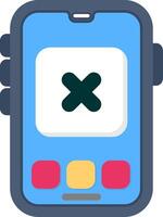 Colourful multiply icon for math or calculator app vector
