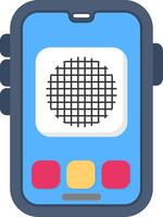 Colourful grid icon for application layout display vector