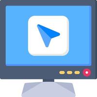 Navigation Arrow Icon for Smart TV Menu Control vector