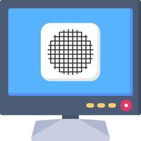 Grid Icon for Smart TV App Layout vector