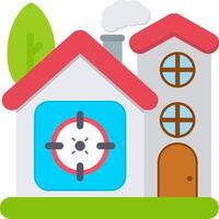 Target Tracker Icon for Smart Home Control vector