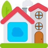 Smart Cloud Icon for Remote Access vector