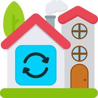 Smart Recycle Icon for Waste Management System vector