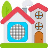 Grid Layout Icon for Smart Home Dashboard vector