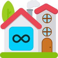 Infinity Icon for Unlimited Smart Features vector