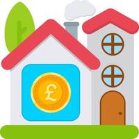 Pound Icon for Currency in Smart Billing vector