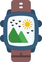 Colorful Photo Icon for Smartwatch Camera App vector