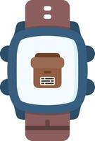 Archive Icon Design for Smartwatch Data Storage vector