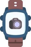 Camera Icon in Smartwatch Photo Capture Mode vector