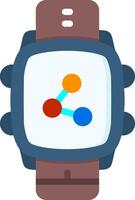 Share Icon in Colors for Smartwatch Social App vector
