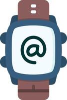 At Symbol Icon for Smartwatch Email or Contact Feature vector