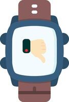 Dislike Icon for Smartwatch Feedback Feature vector