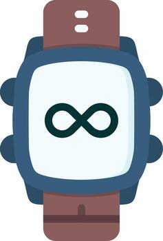 infinito icono para reloj inteligente continuo lazo característica vector