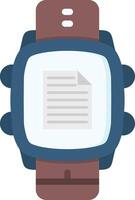 File Icon in Smartwatch Manager with Bright Colors vector