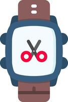 Scissor Icon for Smartwatch Editing Feature vector