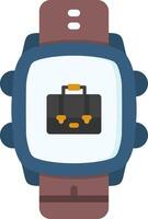 Briefcase Icon in Colors for Smartwatch Work Mode vector