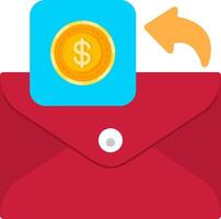 Dollar Icon for Email Billing Notices vector
