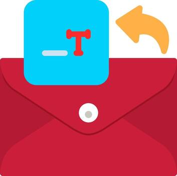 Type Icon for Email Font Formatting vector