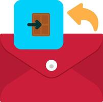 Exit Icon for Email Logout Button vector
