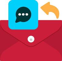 Chat Icon for Email Live Messaging vector