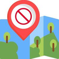 Ban Restricted Location Area vector