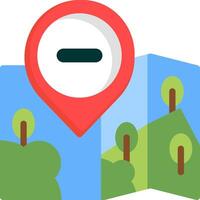 Subtract Location Area Marker vector
