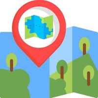 Map Location Route Icon vector