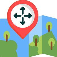 Move Location Drag Icon vector