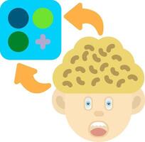 Colourful App Icon for Brain Applications vector