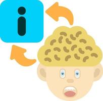 Colourful Info Icon for Knowledge Access vector