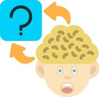 Colourful Question Icon for Curiosity Mindset vector