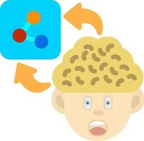 Colourful Share Icon for Idea Distribution vector