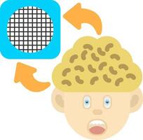 Colourful Grid Icon for Structured Thinking vector
