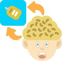 Colourful Tag Icon for Memory Labels vector
