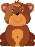 Joyful Bear Happiness Icon vector