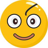 Nerd Face Cute Illustration vector