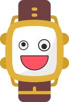 Crazy Mood Emoji Clock Dial vector
